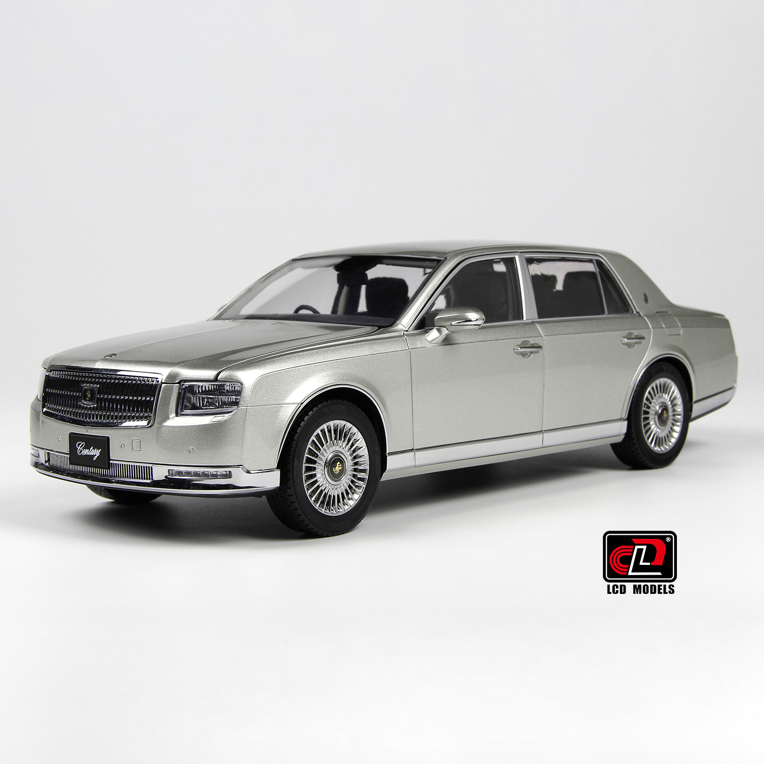 1-18 Toyota Century Diecast model car -Silver color-力成达