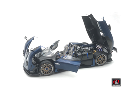 1-18 Pagani Zonda HP Diecast model car -Carbon Blue color