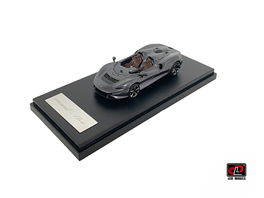 1-64 McLaren ELVA Diecast model car -Silver color