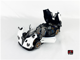 1-18 Pagani Zonda HP Diecast model car -White color