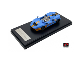 1-64 McLaren ELVA Diecast model car -Gulf Blue color