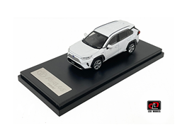 1-64 Toyota RAV4 Hybrid Diecast model car- White color