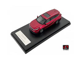 1-64 Toyota Highlander Diecast model car- Red color