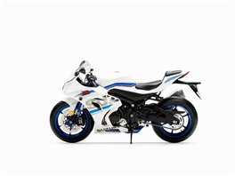 1:12 Suzuki GSX-R1000 motorcycle diecast model-white color