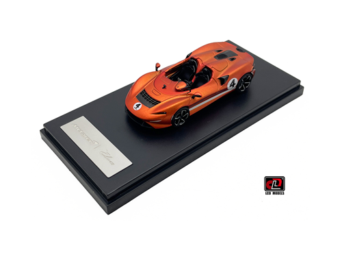 1-64 McLaren ELVA Diecast model car -Matte Orange color
